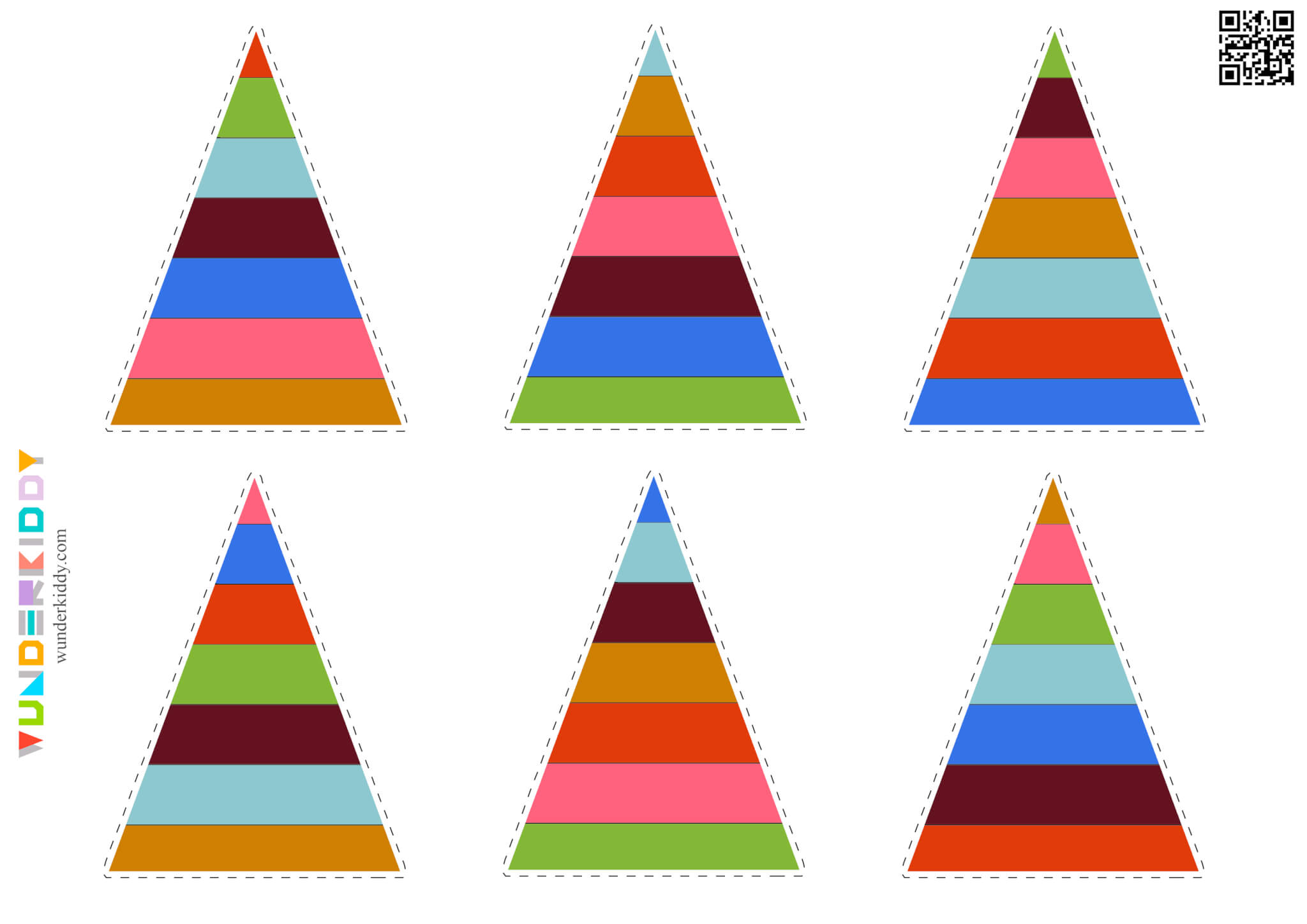 Pyramid Toy Cut and Paste Activity - Image 5