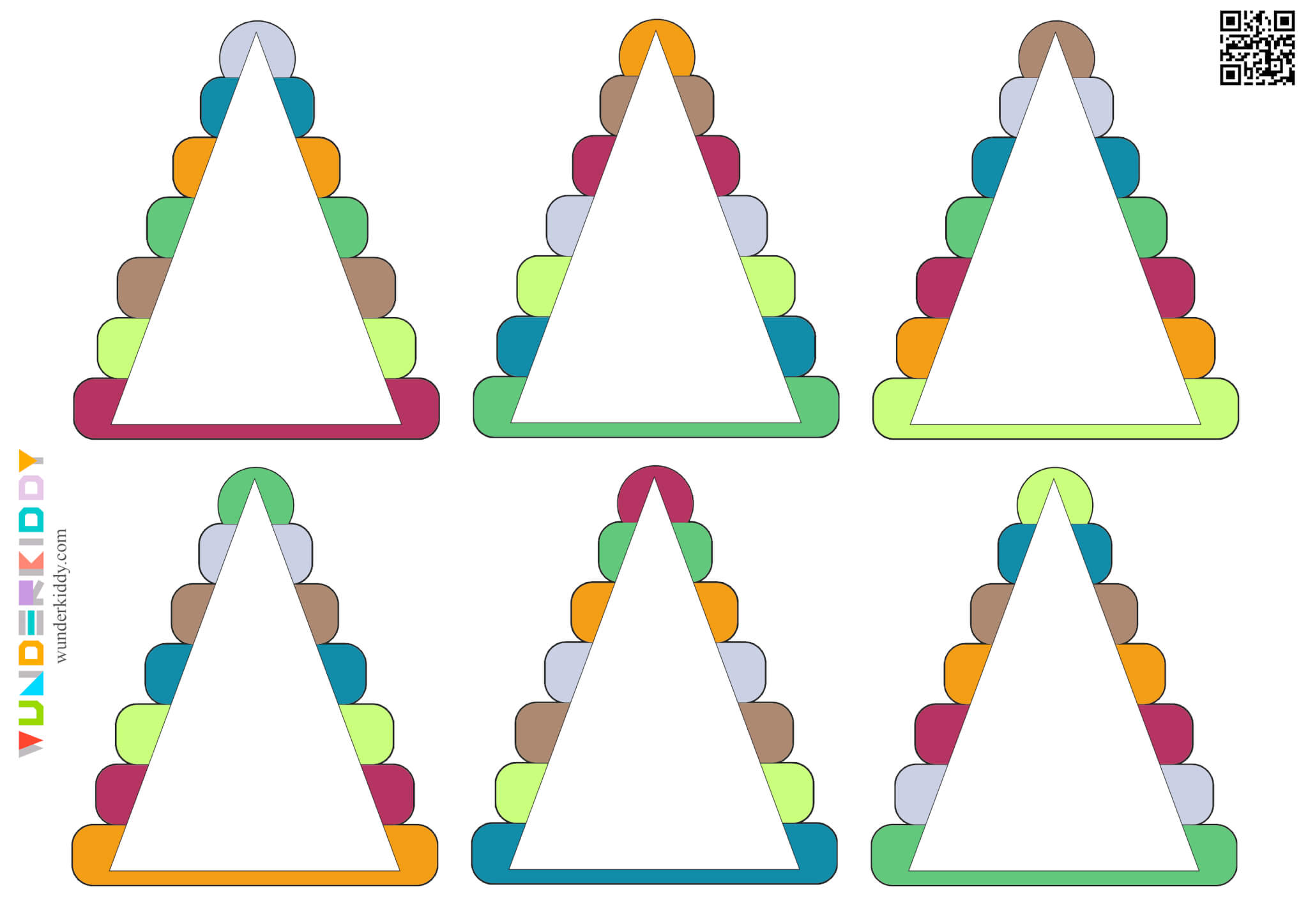 Pyramid Toy Cut and Paste Activity - Image 6