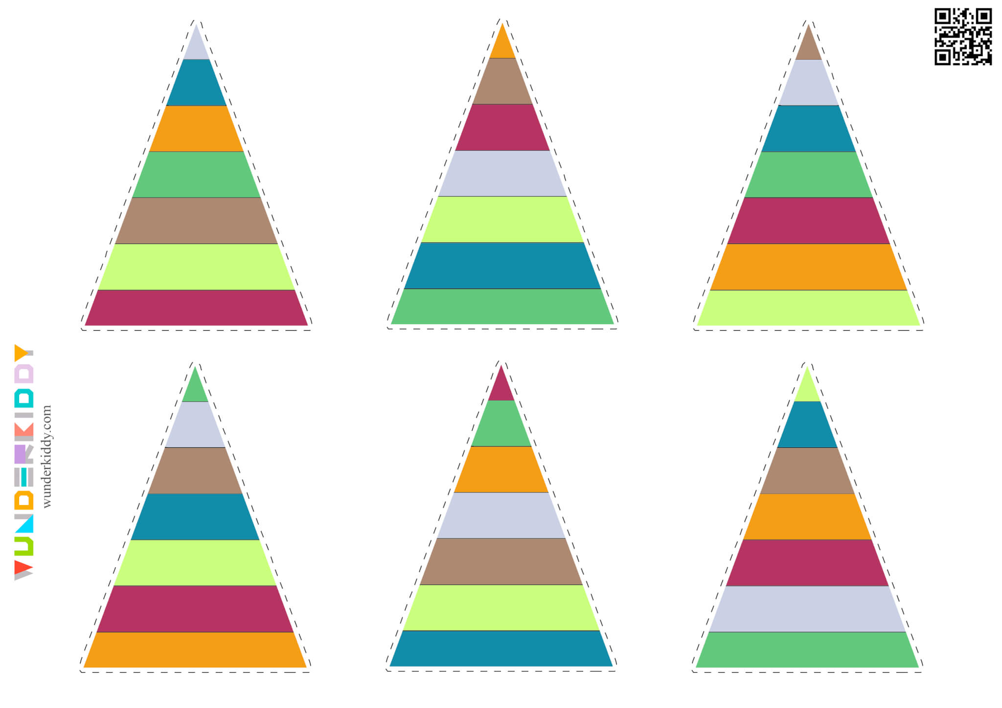 Pyramid Toy Cut and Paste Activity - Image 7