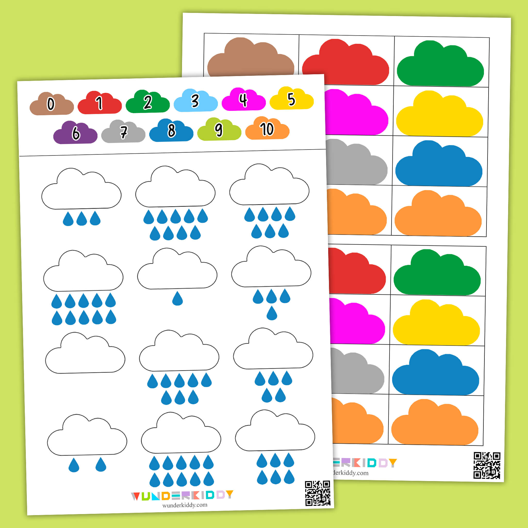 Rain Drop Counting Activity