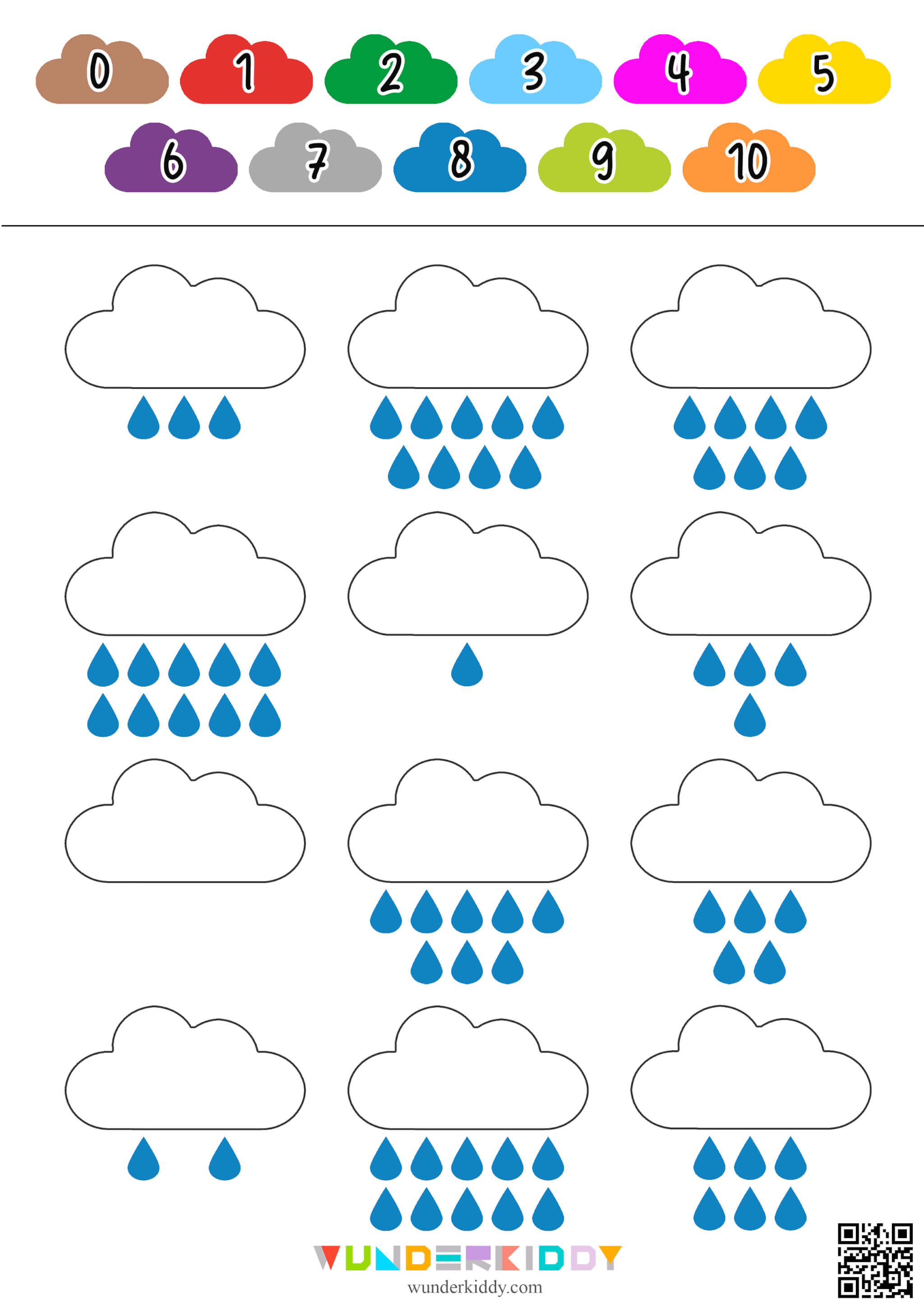 Rain Drop Counting Activity - Image 2