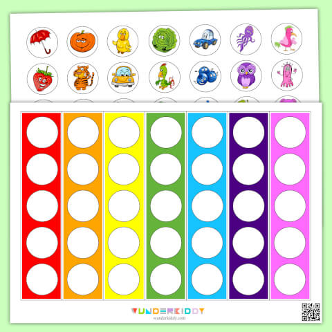 Rainbow Color Sort Activity - Image 2