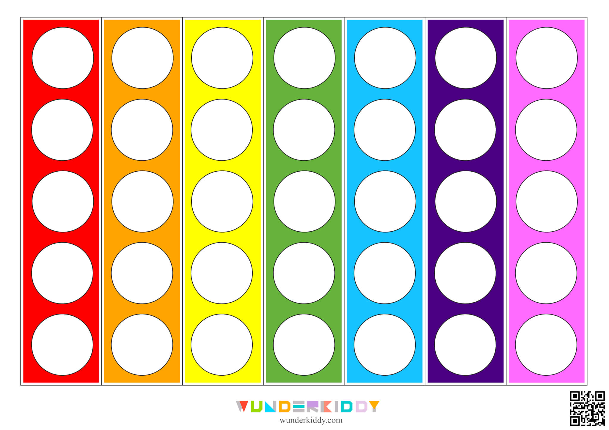 Rainbow Color Sort Activity - Image 2