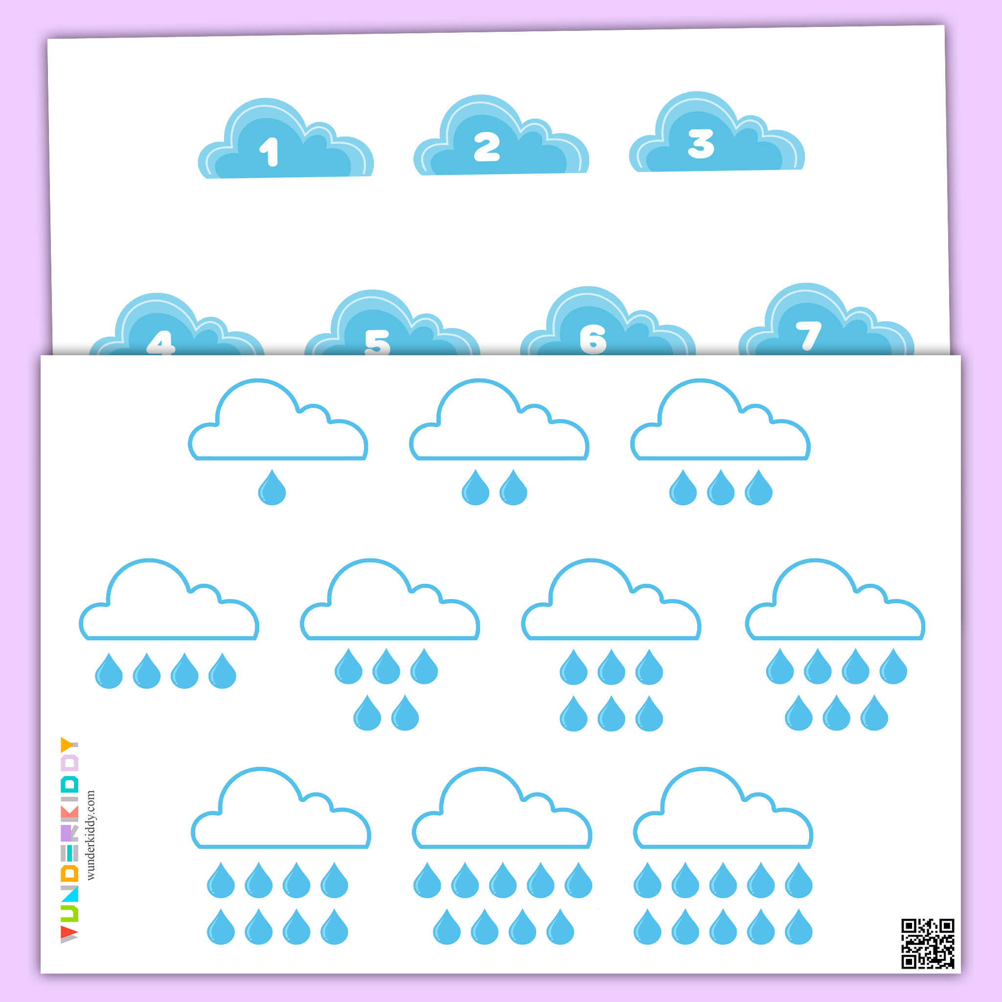 Arbeitsblatt «Regentropfen zählen»