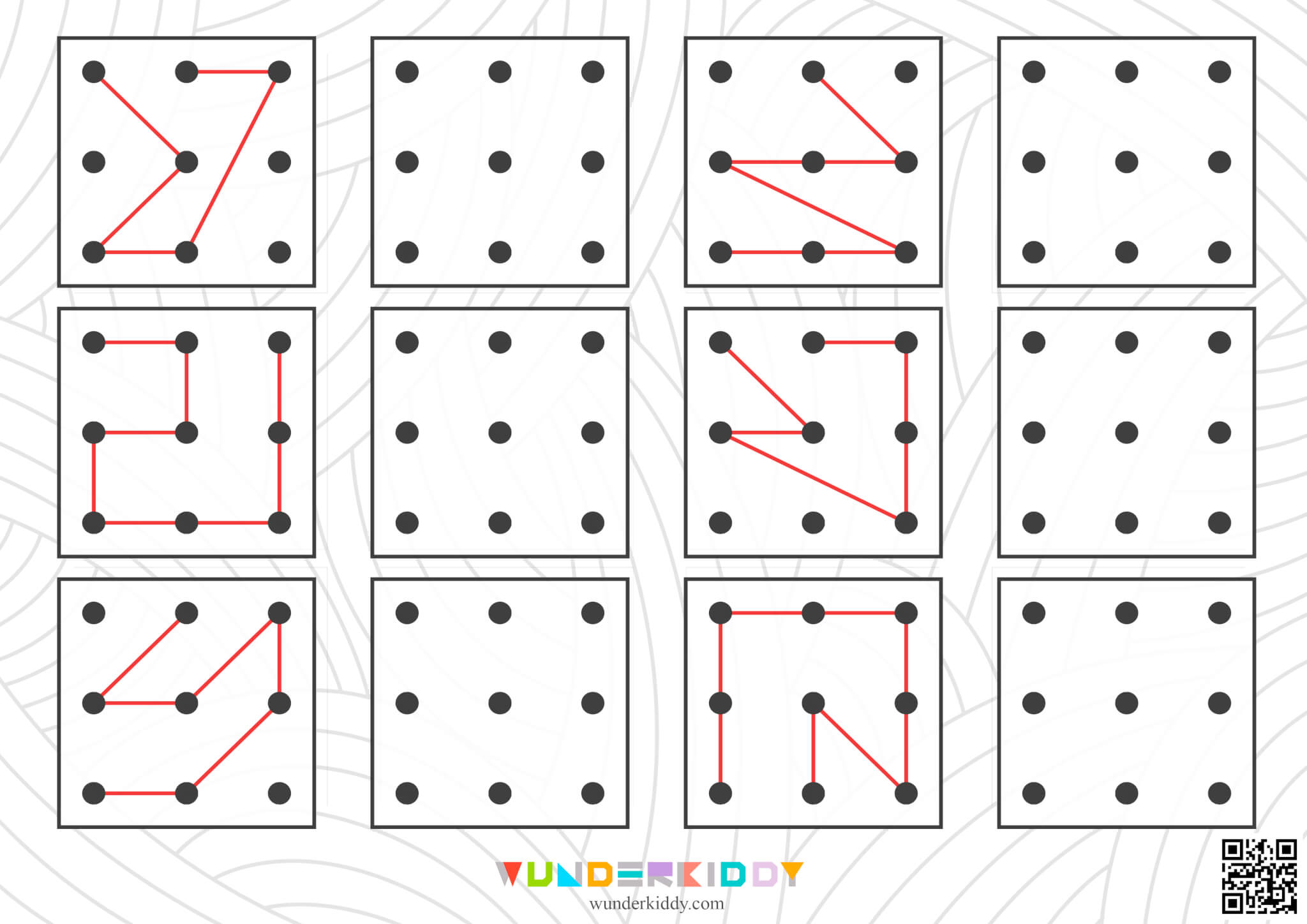 Follow the Pattern Preschool Worksheet - Image 3