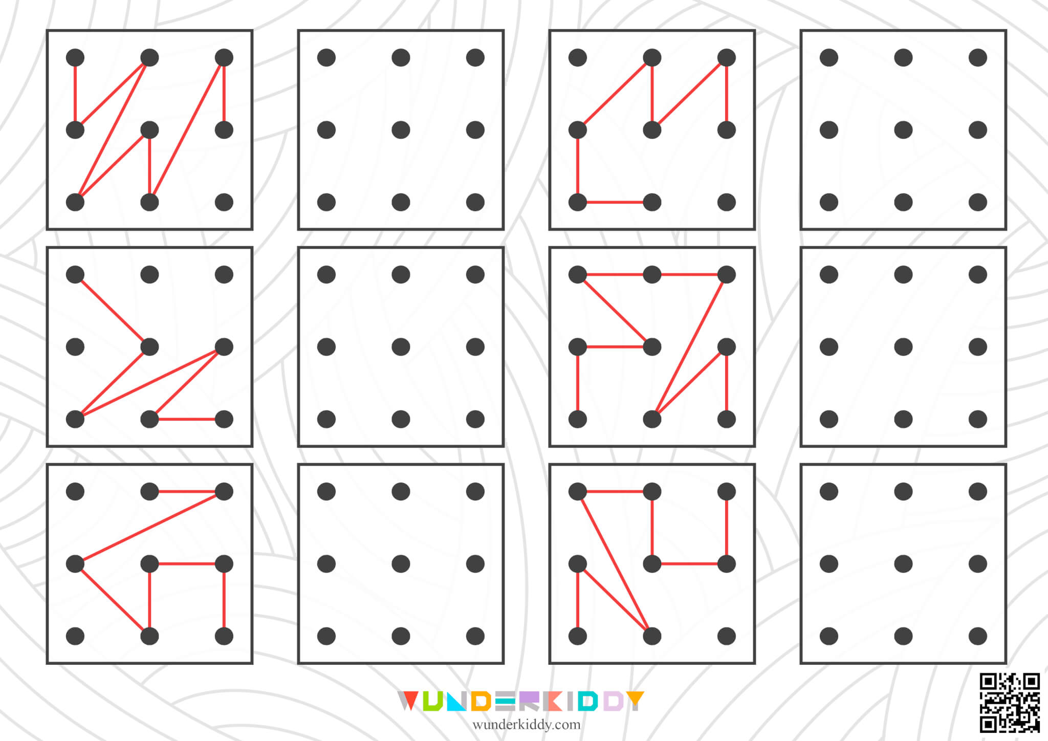 Follow the Pattern Preschool Worksheet - Image 4