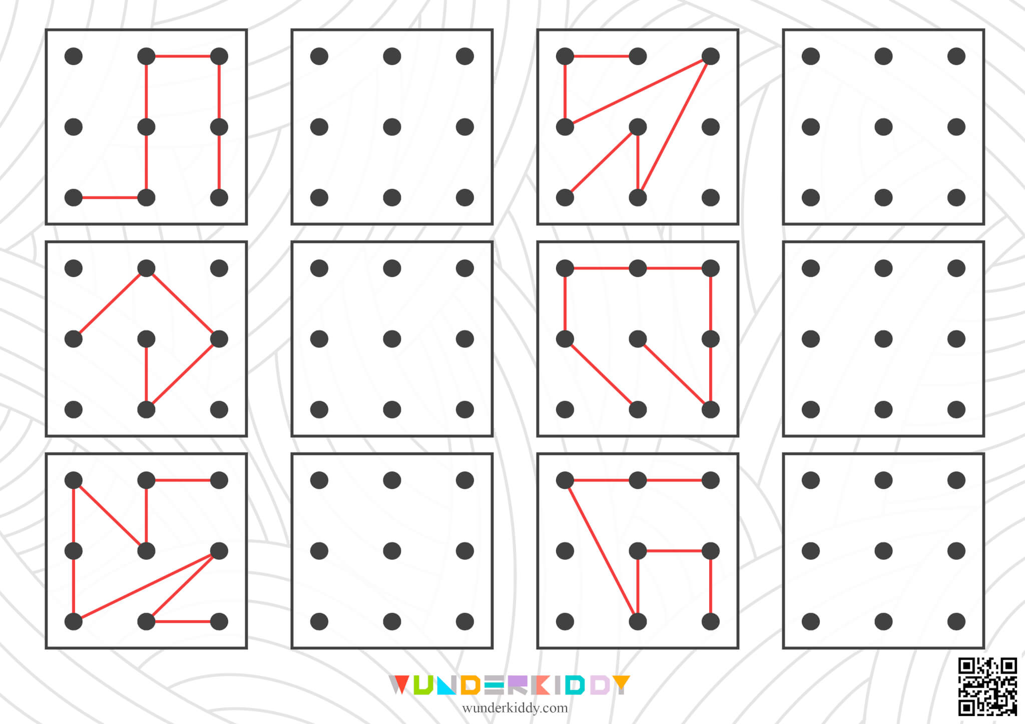 Follow the Pattern Preschool Worksheet - Image 5