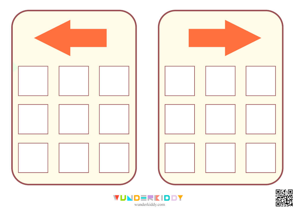 Activity sheet «Right or left» - Download or print for free