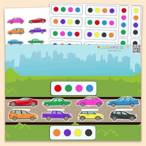 Memory activity «Road and cars» - Image 2