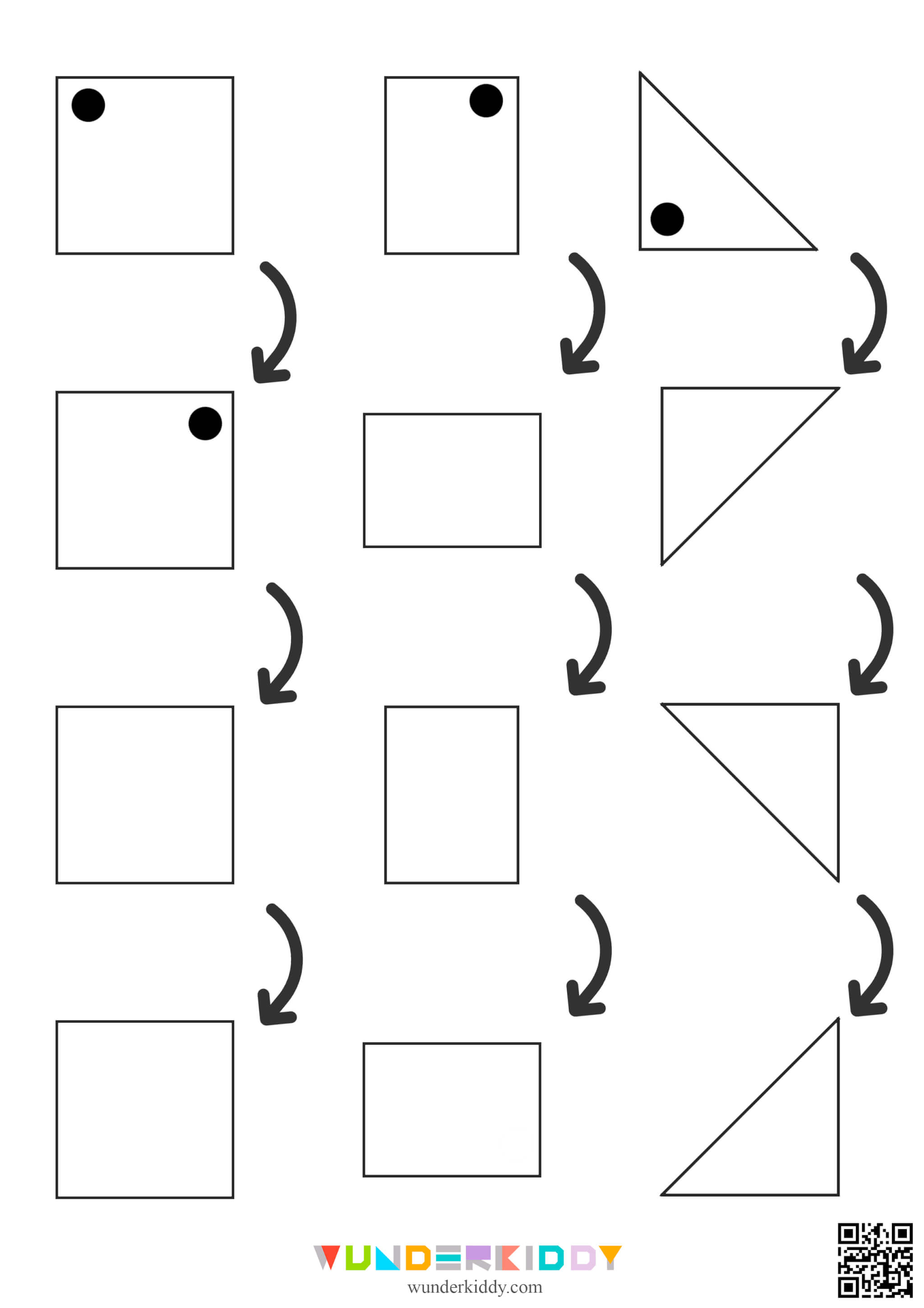 Shape Rotation Worksheet - Image 2