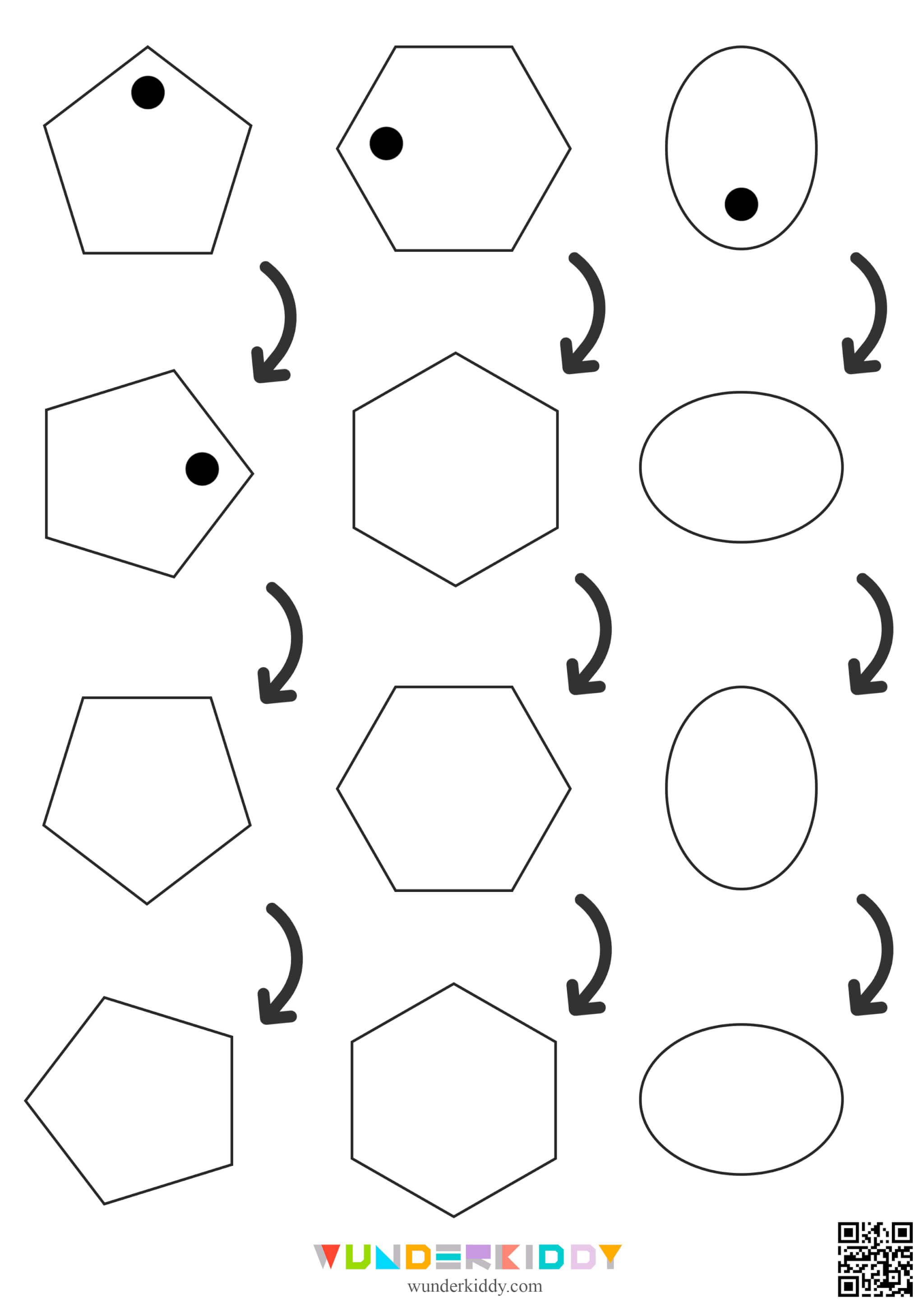 Shape Rotation Worksheet - Image 3
