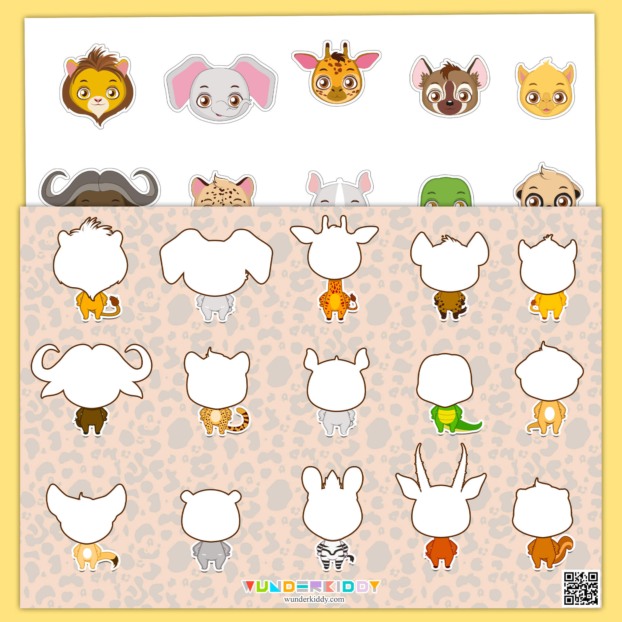 Safari Animals Activity