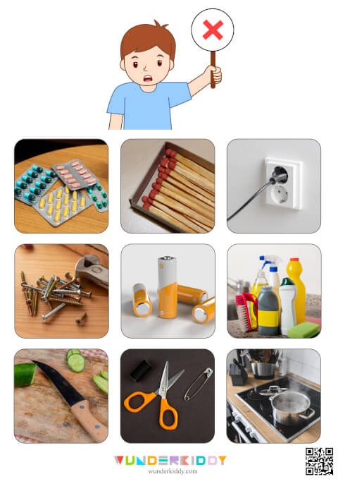 Safe and Unsafe Household Objects Activity - Image 6