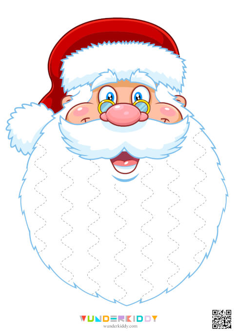 Santa Pre-Writing Worksheets - Image 3