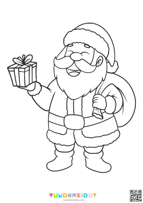 Free Printable Santa Claus Coloring Pages For Preschool