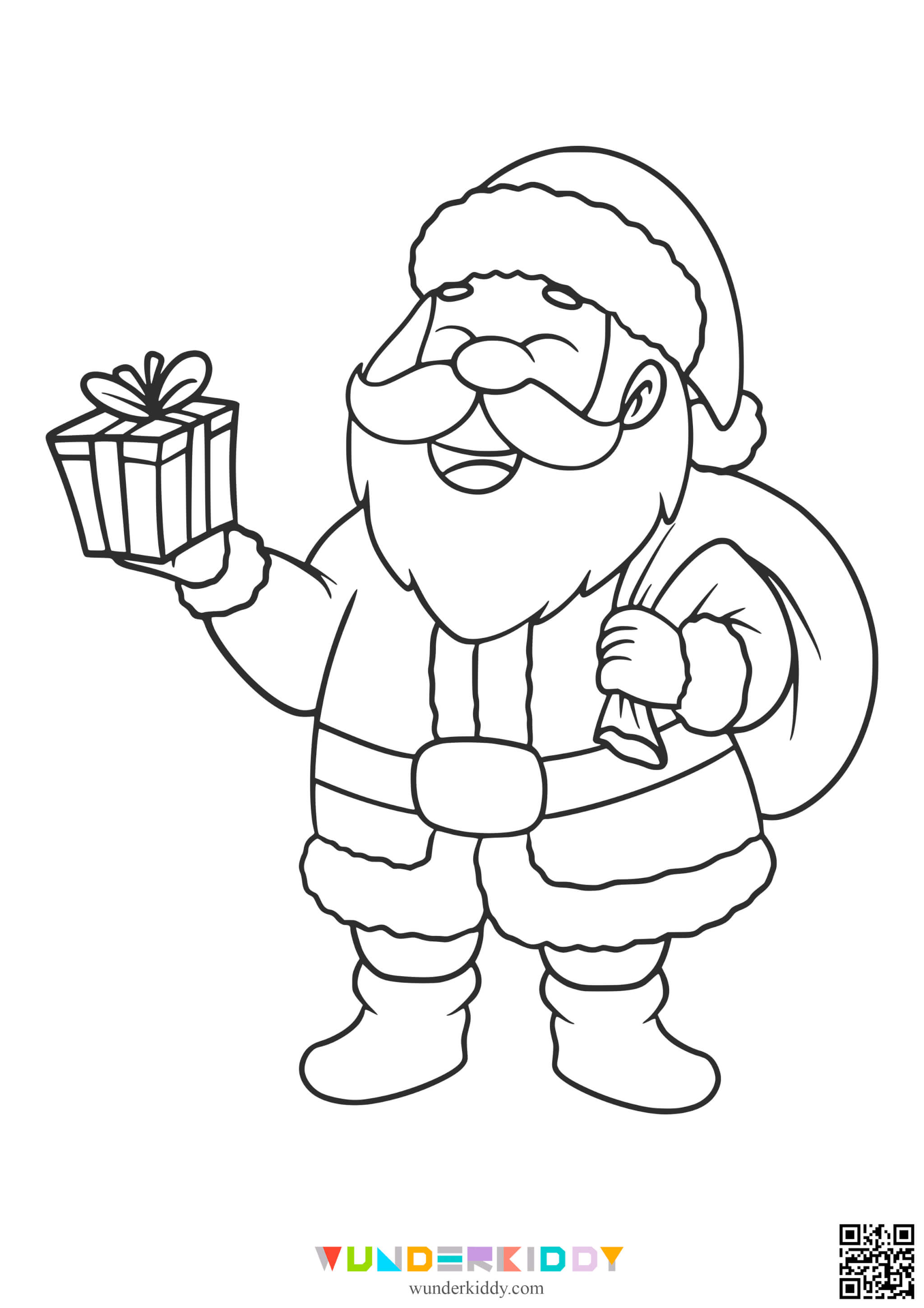 Розмальовки «Санта» для малечі - Зображення 7