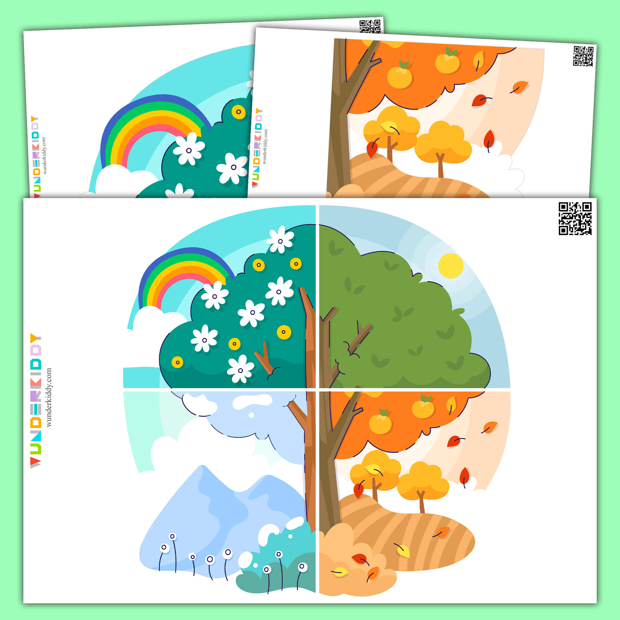 The Four Seasons Tree Poster