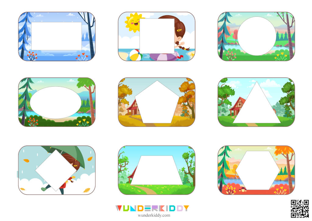 Lernspiel «Seguin-Tafeln «Natur»» - Kostenlos herunterladen oder ausdrucken