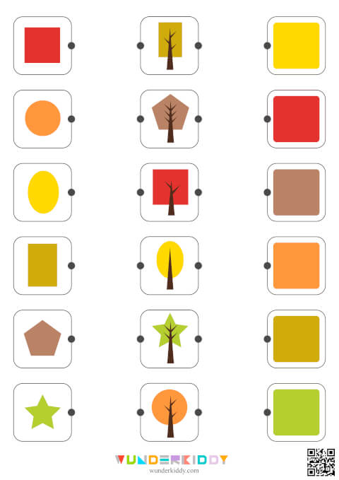 Match Shape and Color Worksheets - Image 2