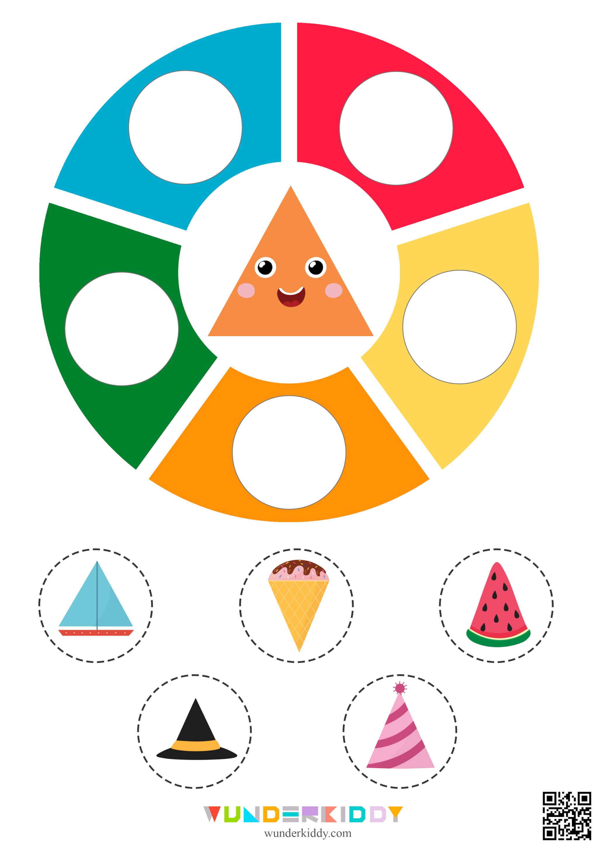 triangle objects for kids