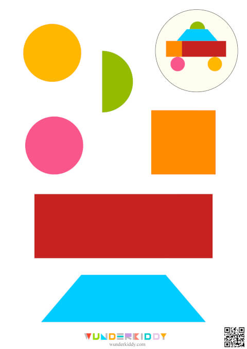 Spielzeug Tangram «Farbige Figuren» - Bild 7