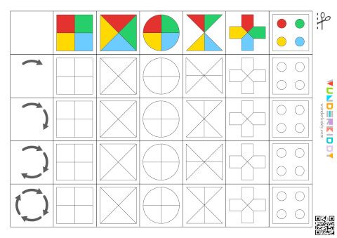 Rotate the Shapes: Preschool Printable Activity - Image 3