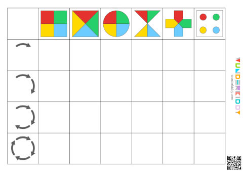 Rotate the Shapes: Preschool Printable Activity - Image 4