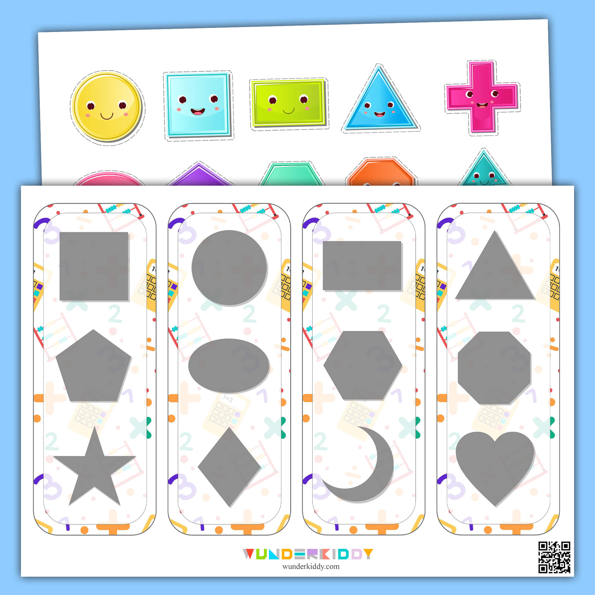 Shapes Shadow Matching Game