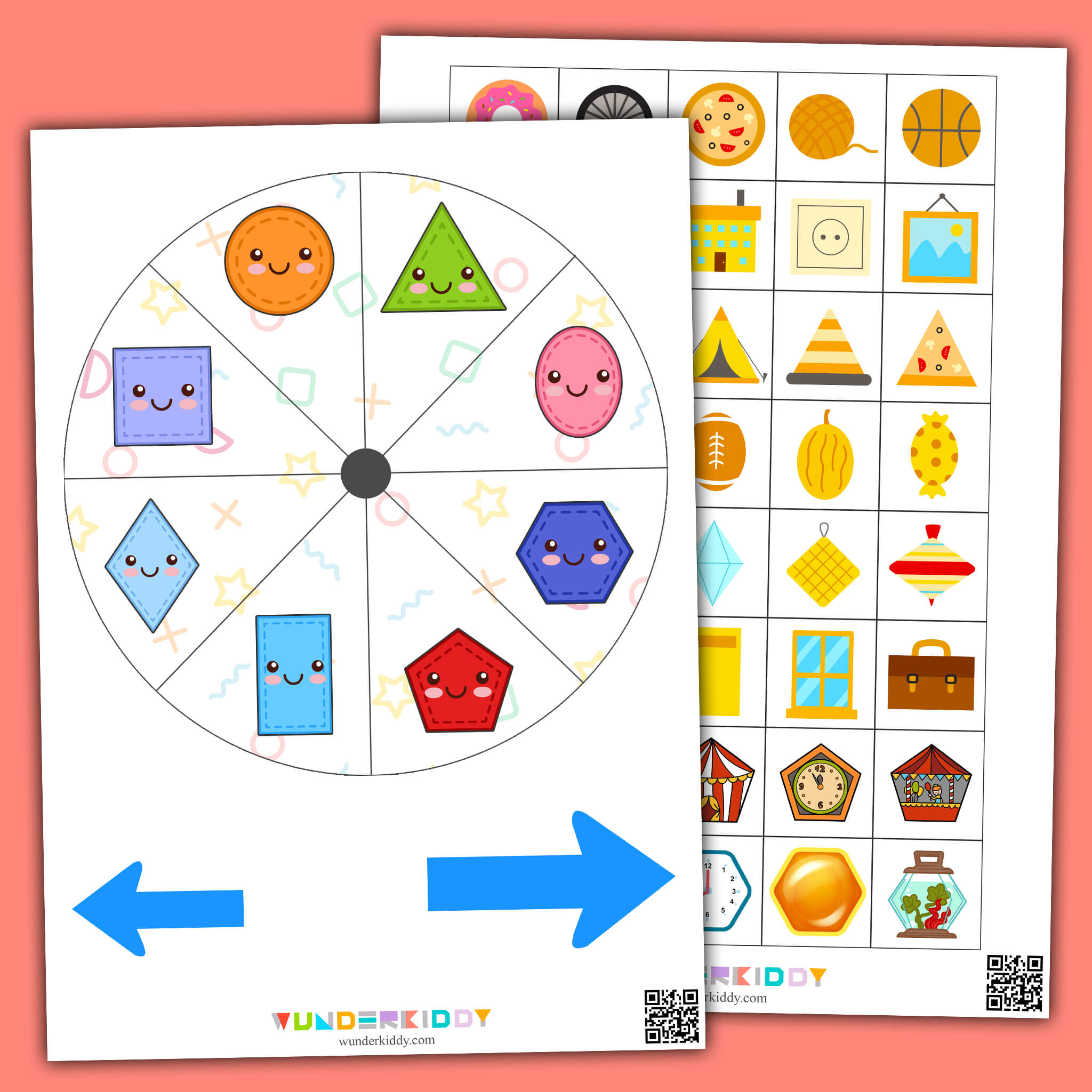 Shapes Spin & Find Board Game