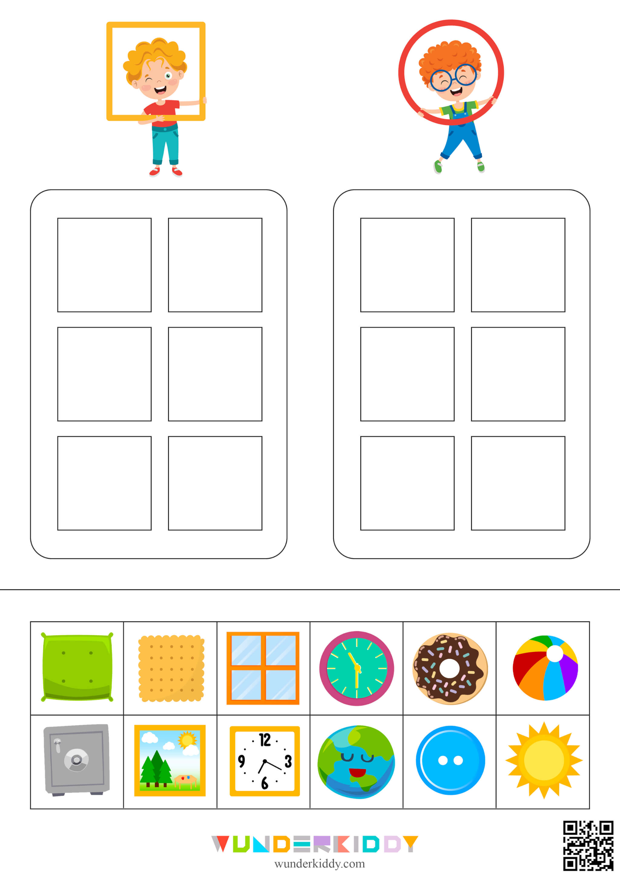 Preschool 2D Shapes Sorting Activity - Image 2