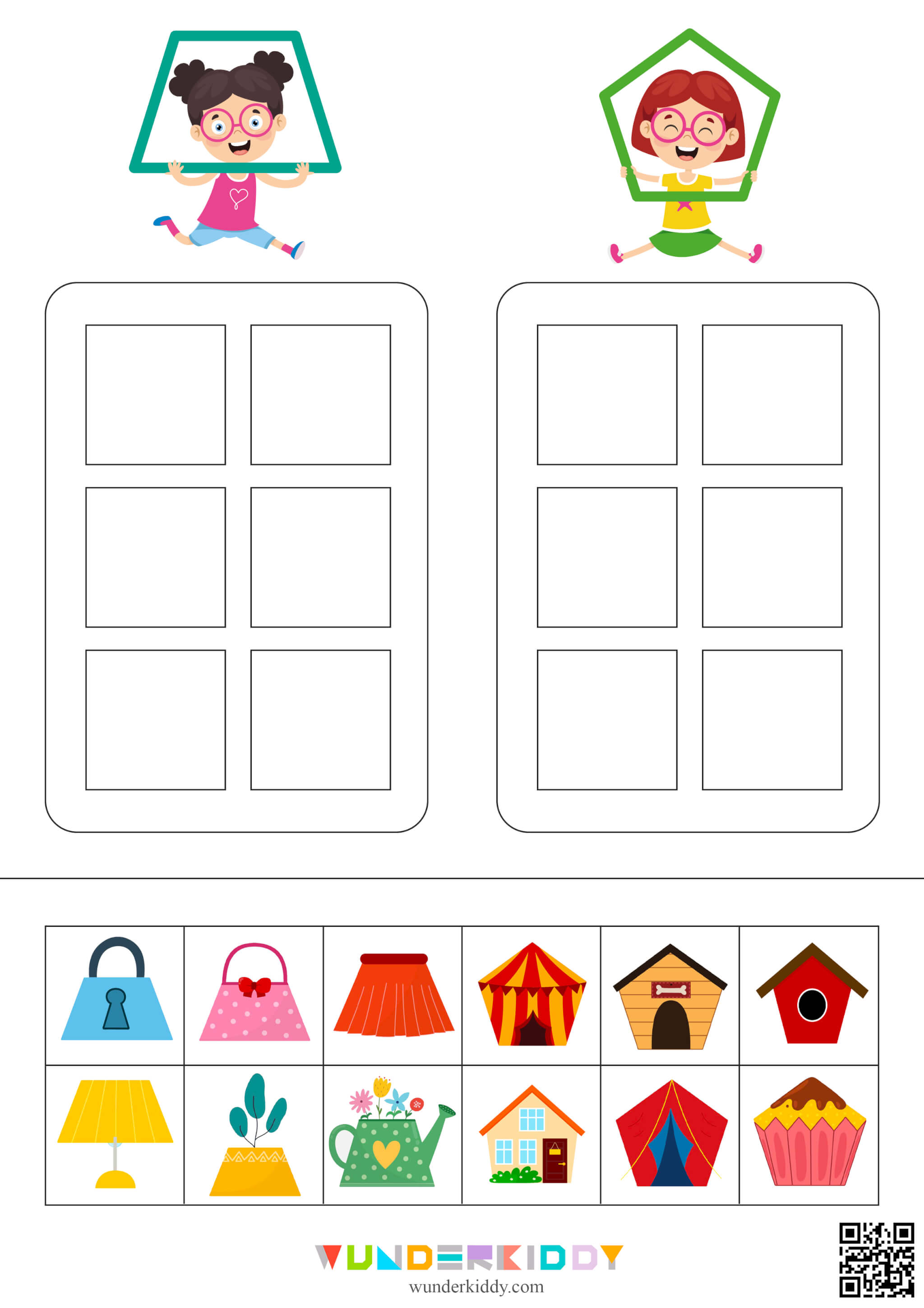 Preschool 2D Shapes Sorting Activity - Image 4