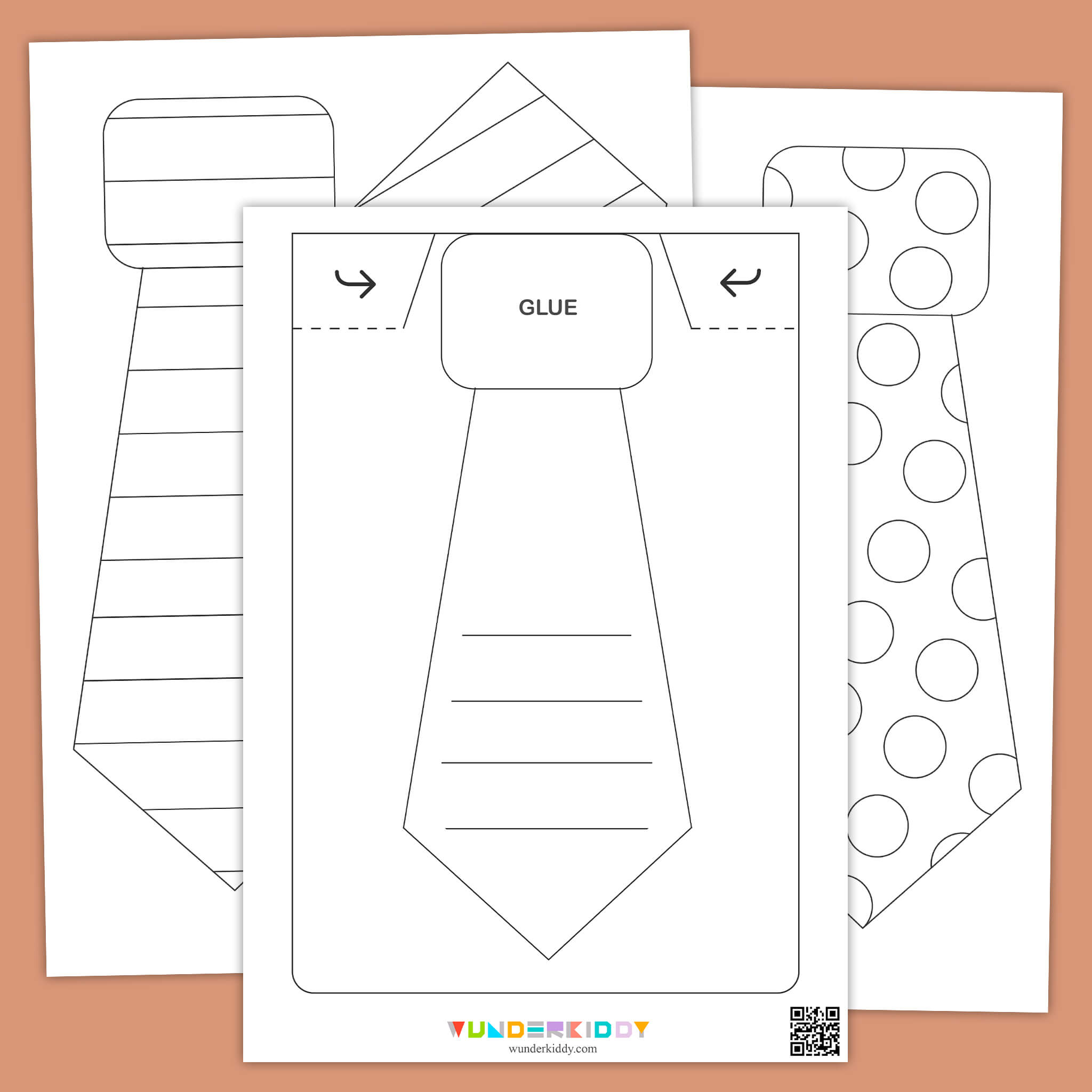 Father's Day Craft Template