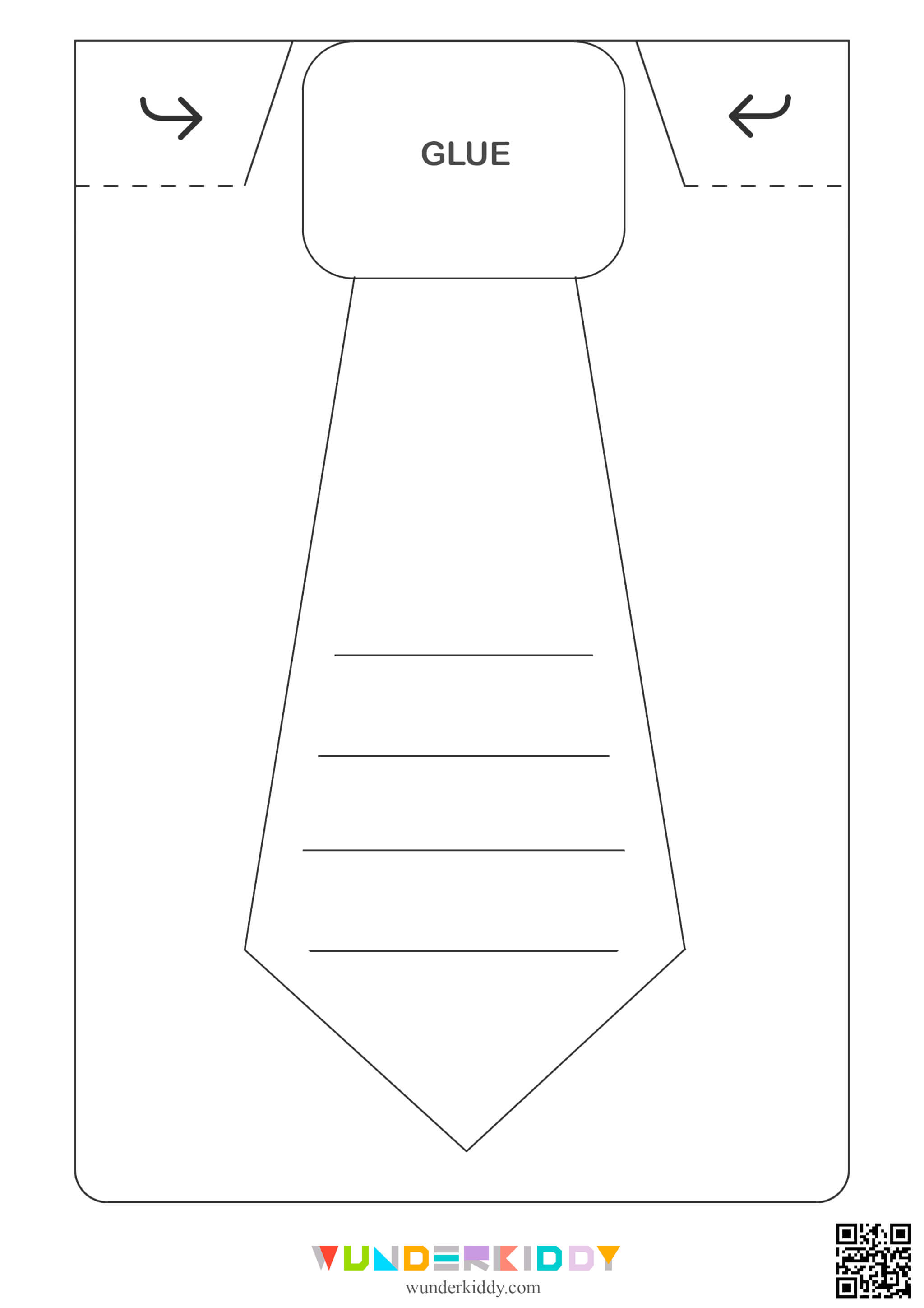 Father's Day Craft Template - Image 2