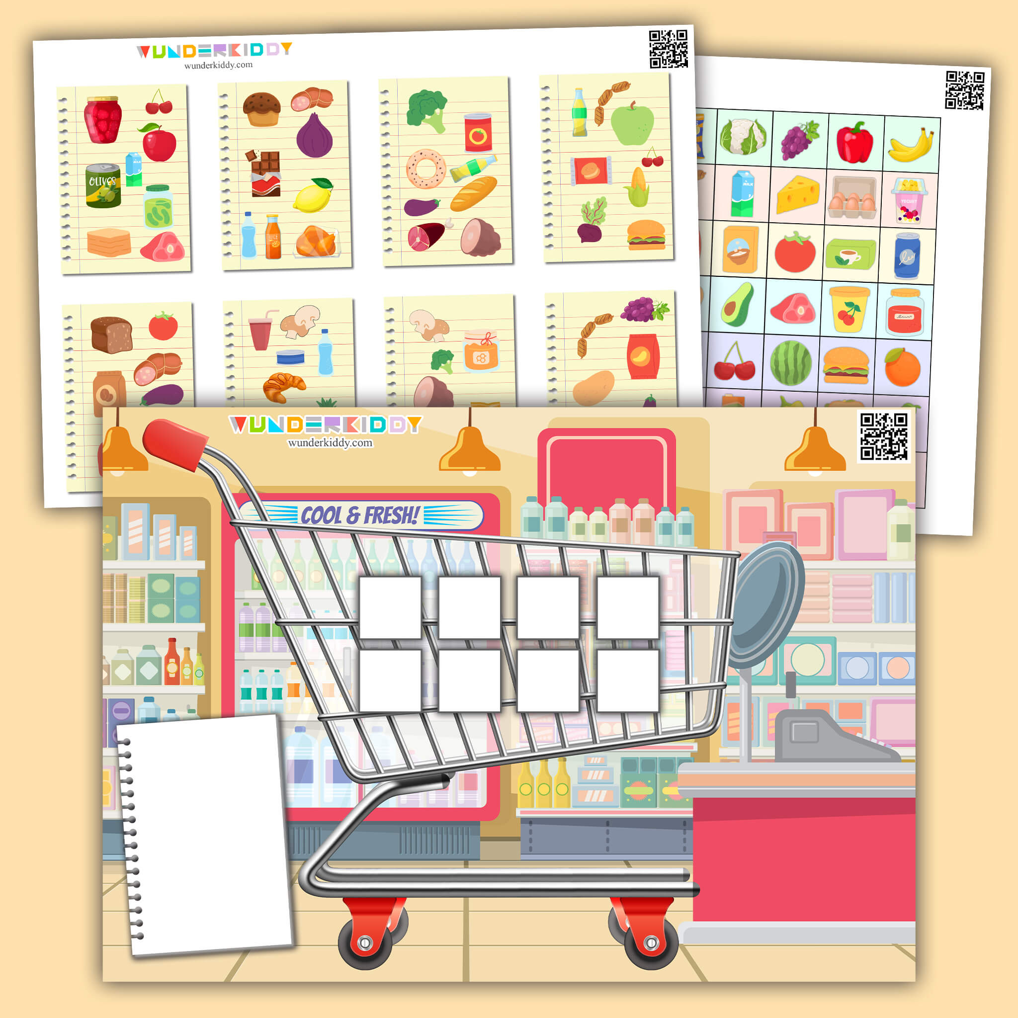 Shopping List Activity for Kids