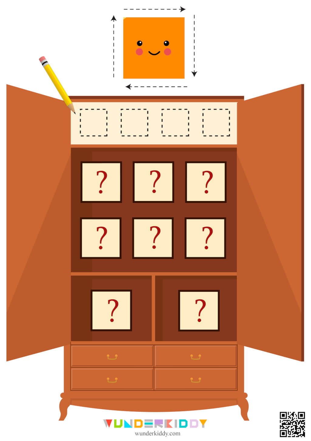 Activity sheet simple shapes download or print for free