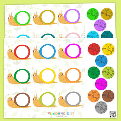 Aprender los colores para niños: Caracol de colores - Imagen 2