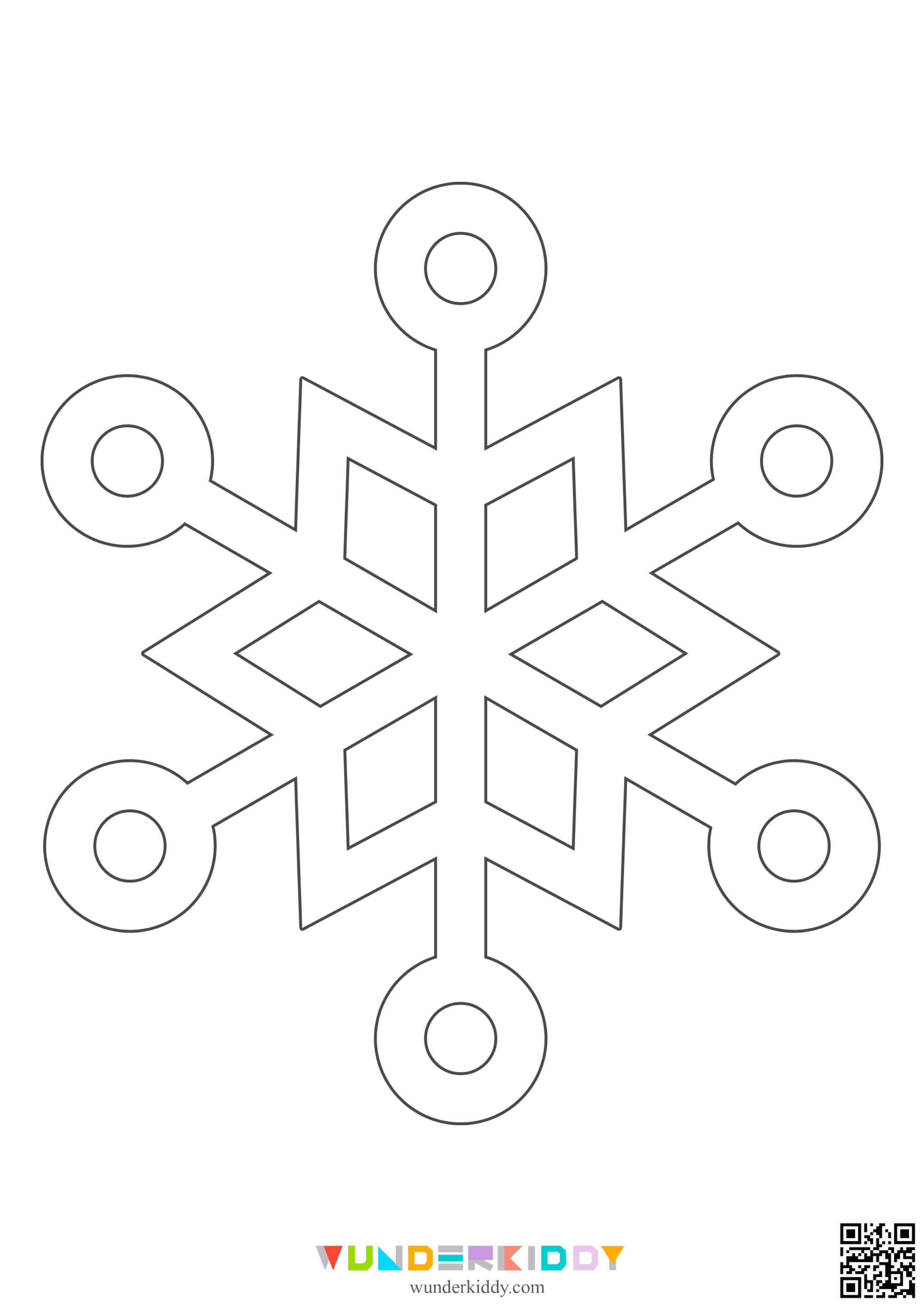 Шаблони сніжинок для вирізання - Зображення 2