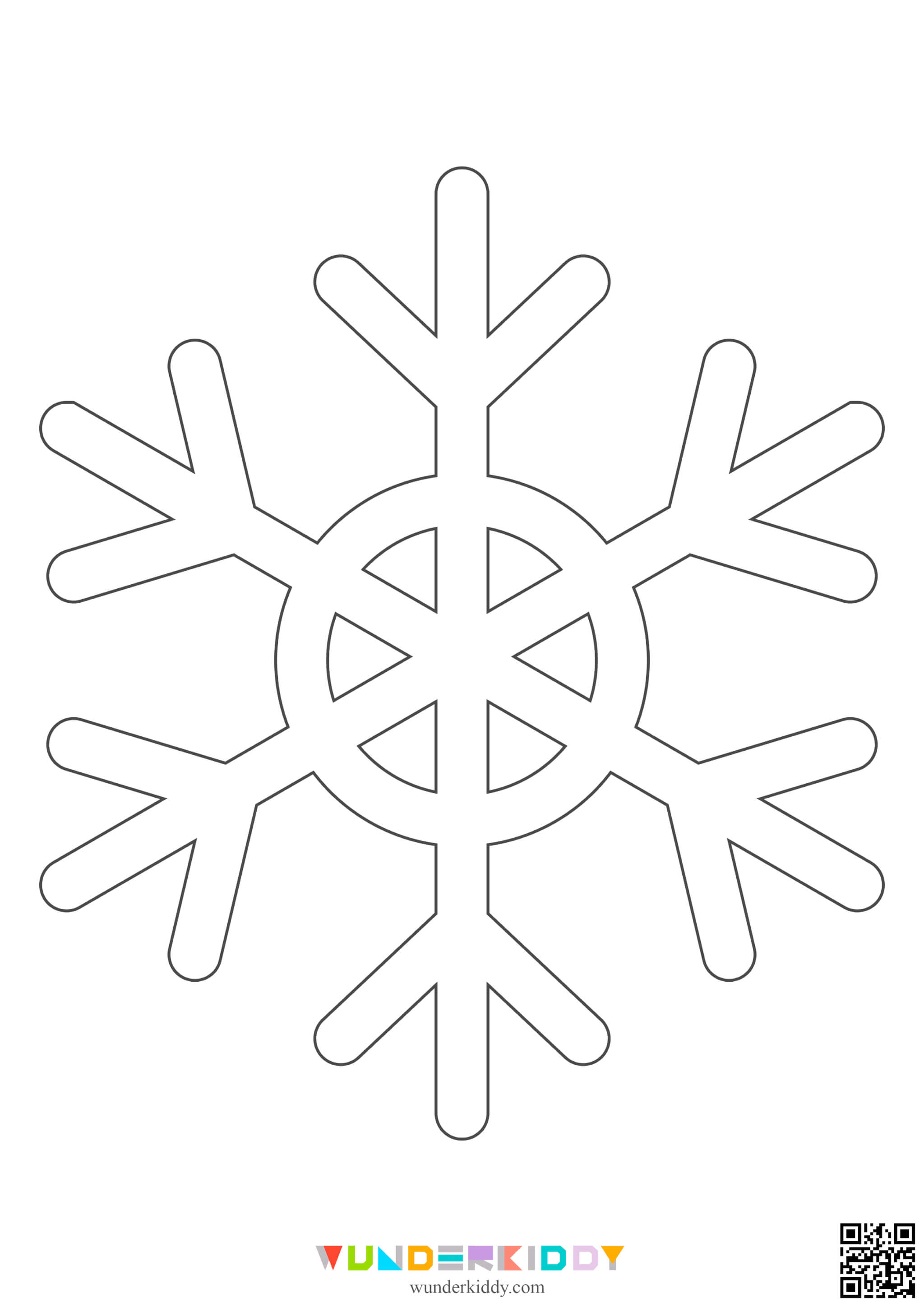 Шаблони сніжинок для вирізання - Зображення 5