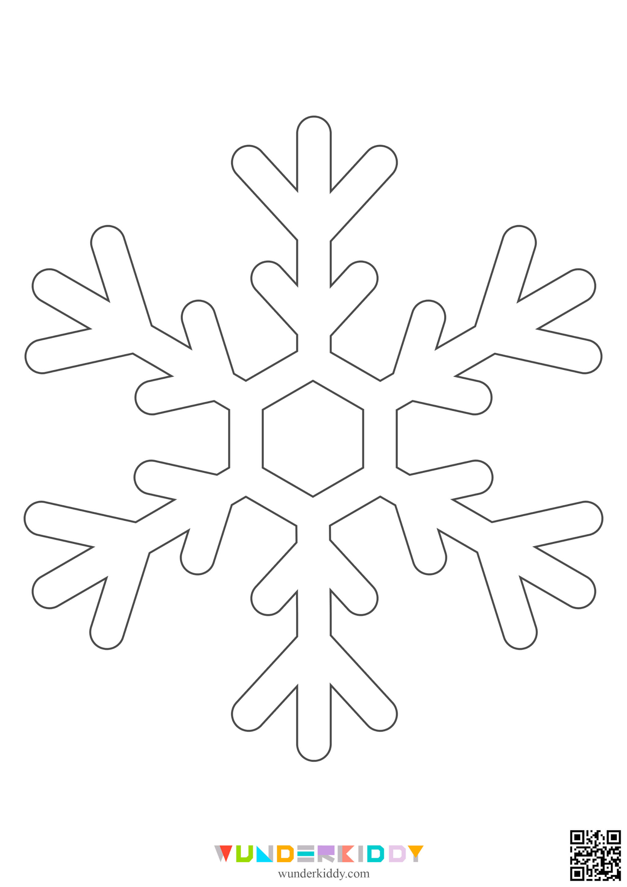 Шаблони сніжинок для вирізання - Зображення 12
