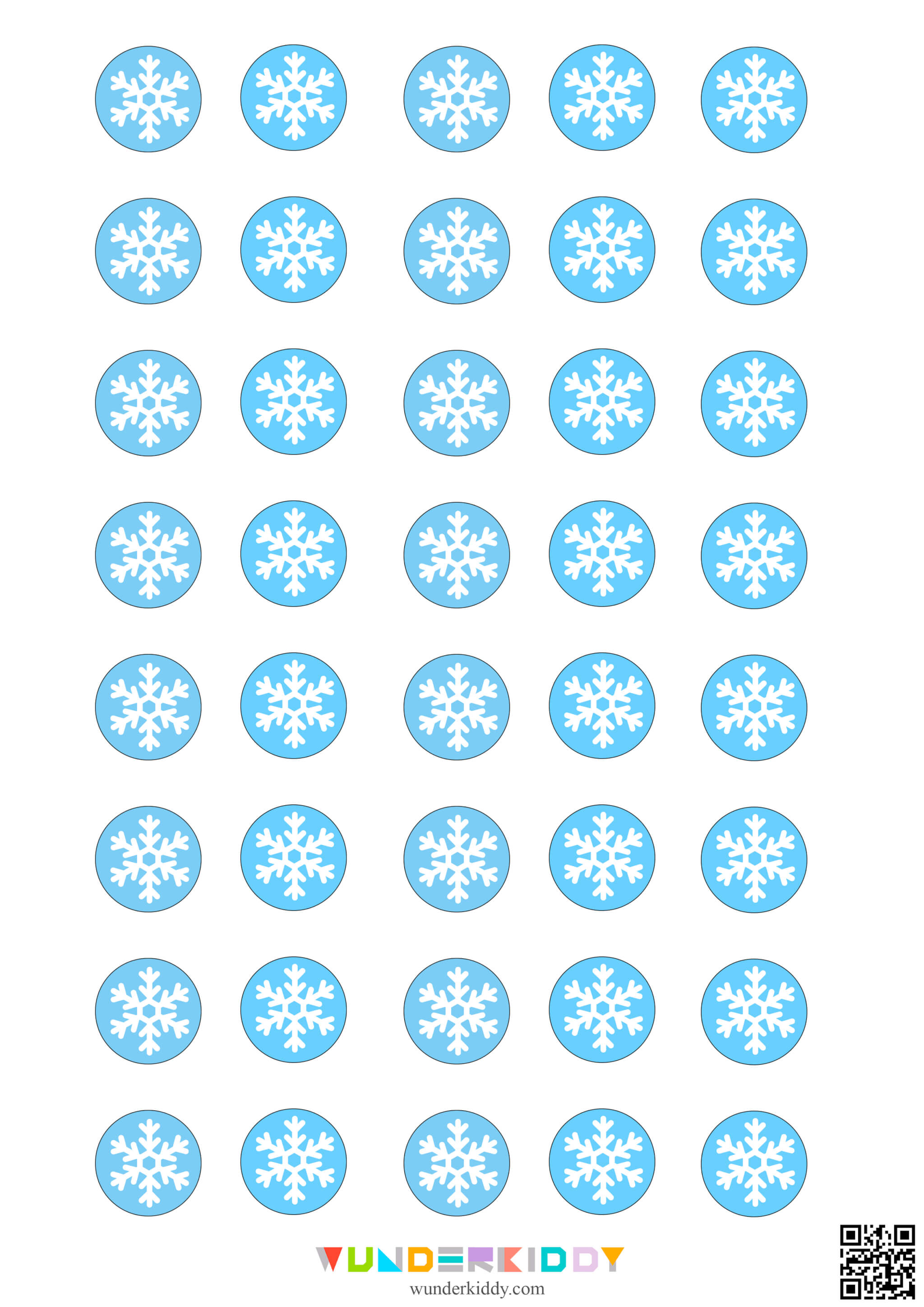 Snowflakes Counting to 20 Worksheets - Image 5
