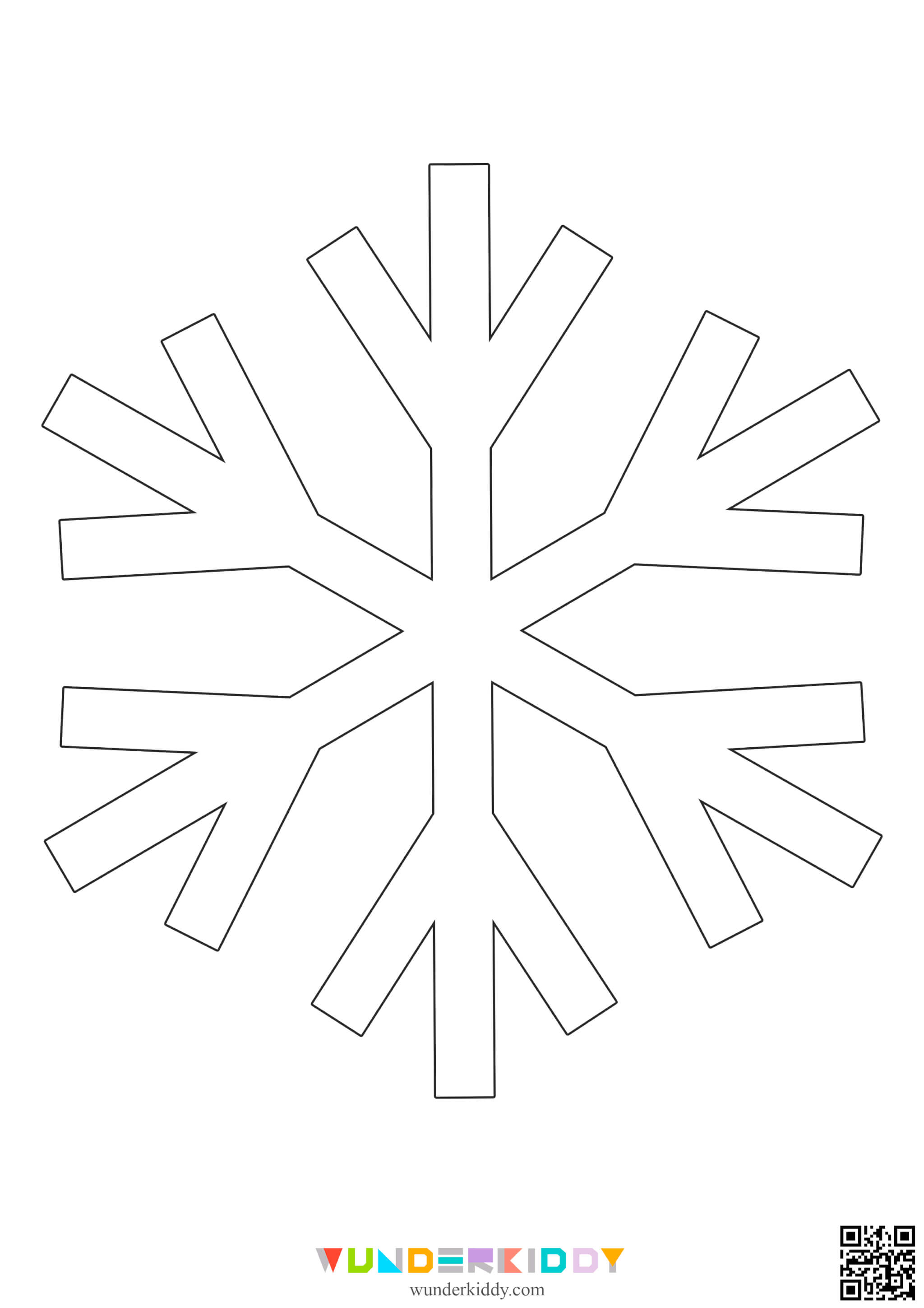 Шаблони «Сніжинки» для вирізання - Зображення 4