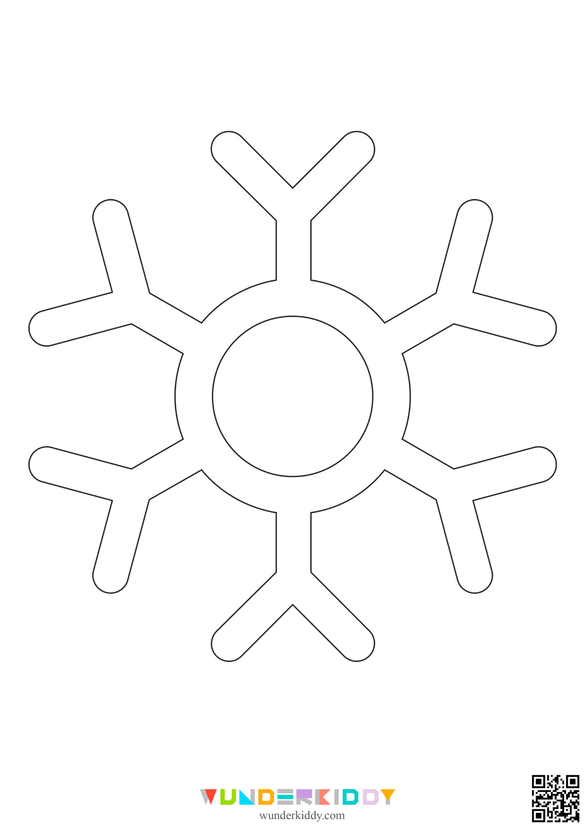 Snowflakes Template - Image 6