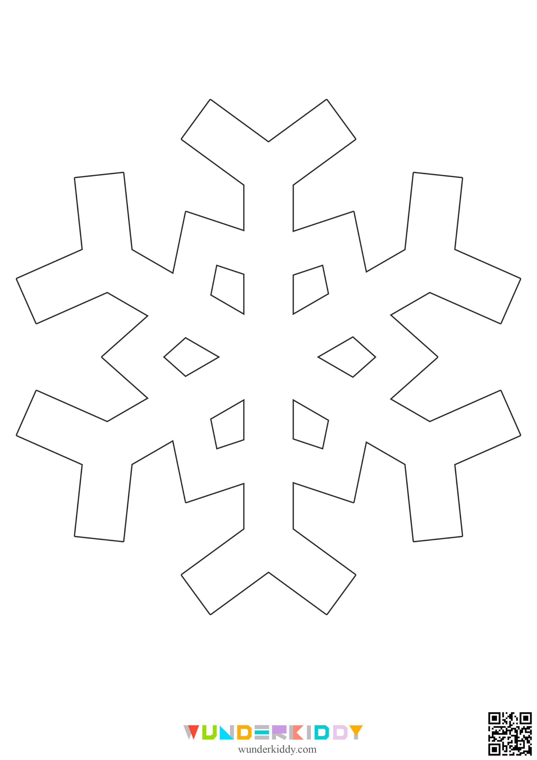 Шаблони «Сніжинки» для вирізання - Зображення 8