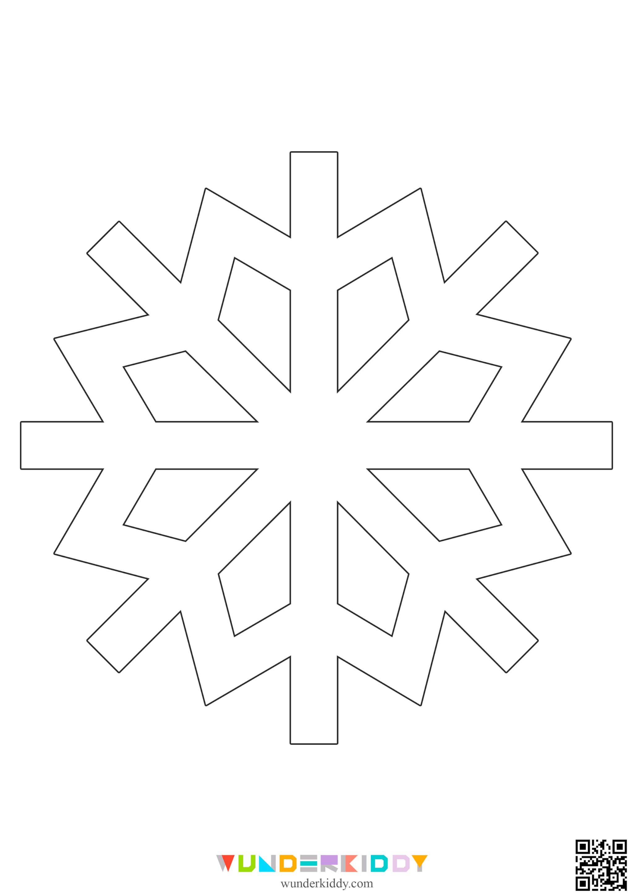 Шаблони «Сніжинки» для вирізання - Зображення 15