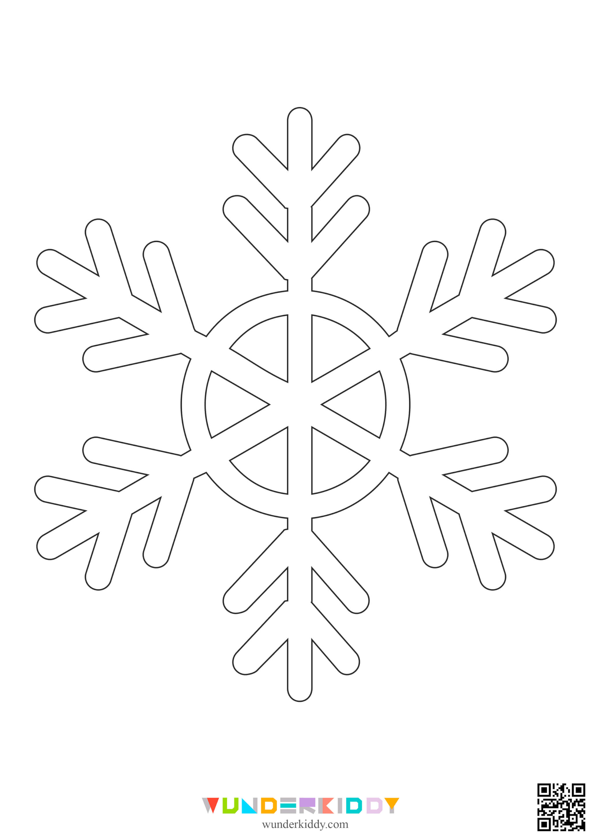 Шаблони «Сніжинки» для вирізання - Зображення 19