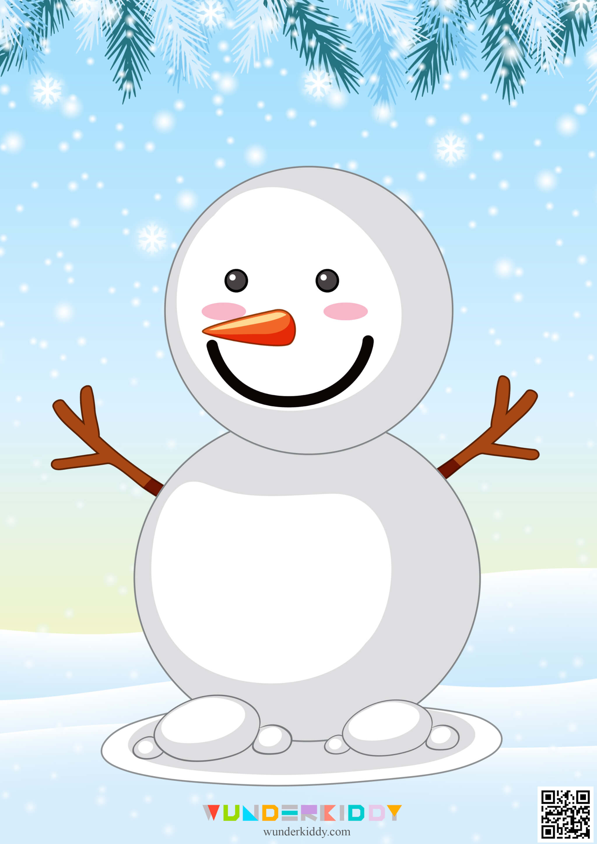 Snowman Sort by Color Activity - Image 2