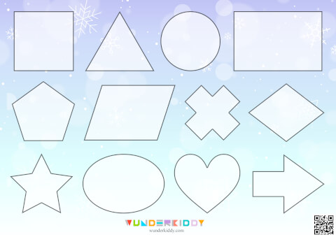 Распознавание фигур для детей «Снеговики» - Изображение 2