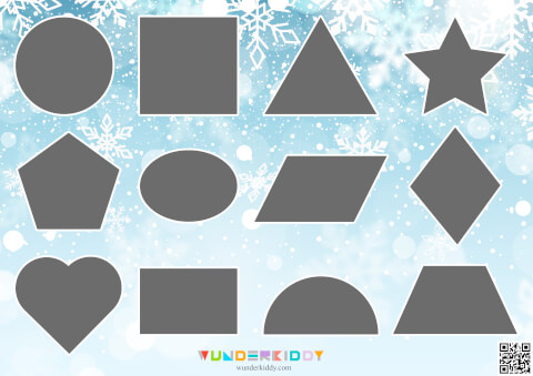 Игра для изучения геометрических фигур «Снеговики» - Изображение 2