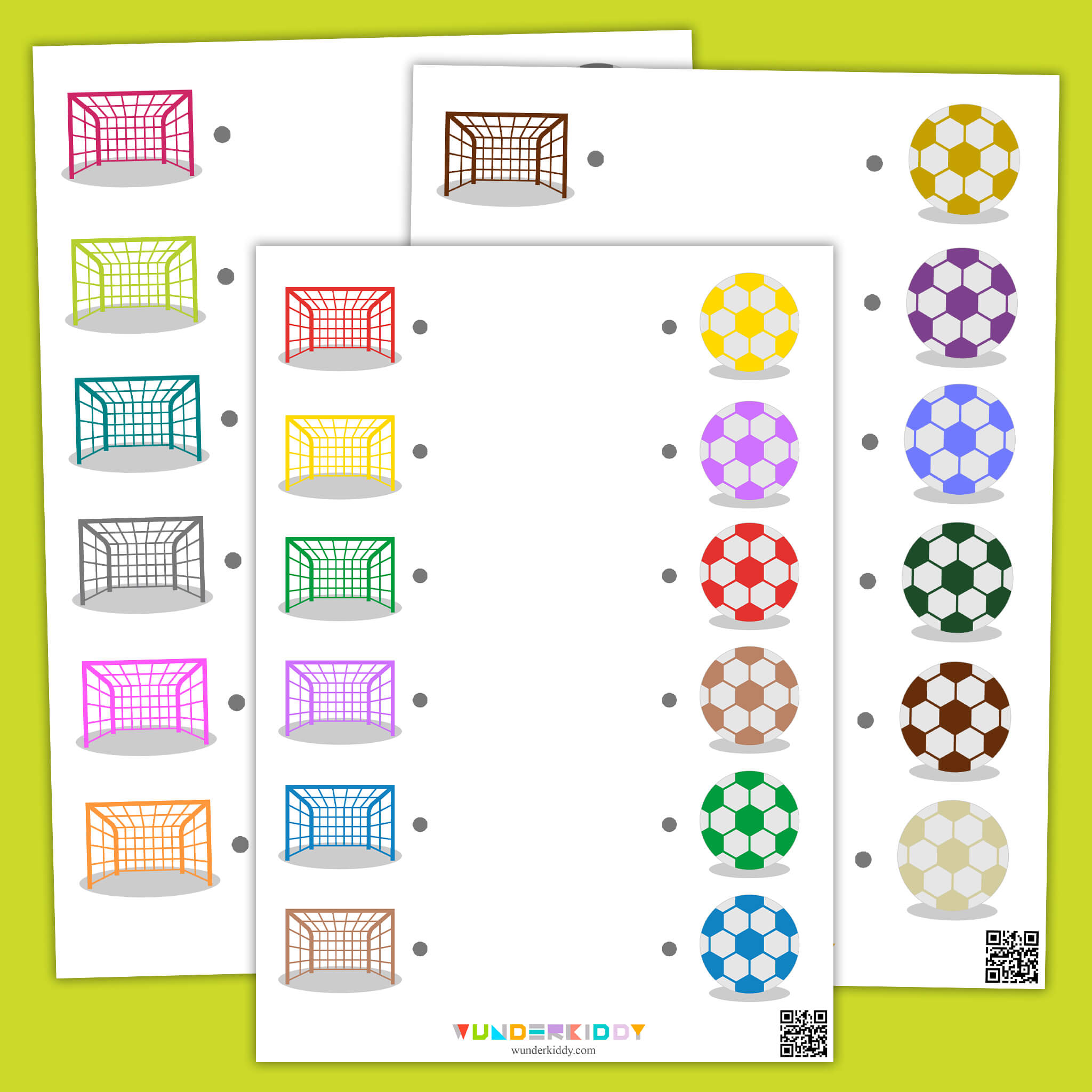 Soccer-Themed Preschool Worksheets