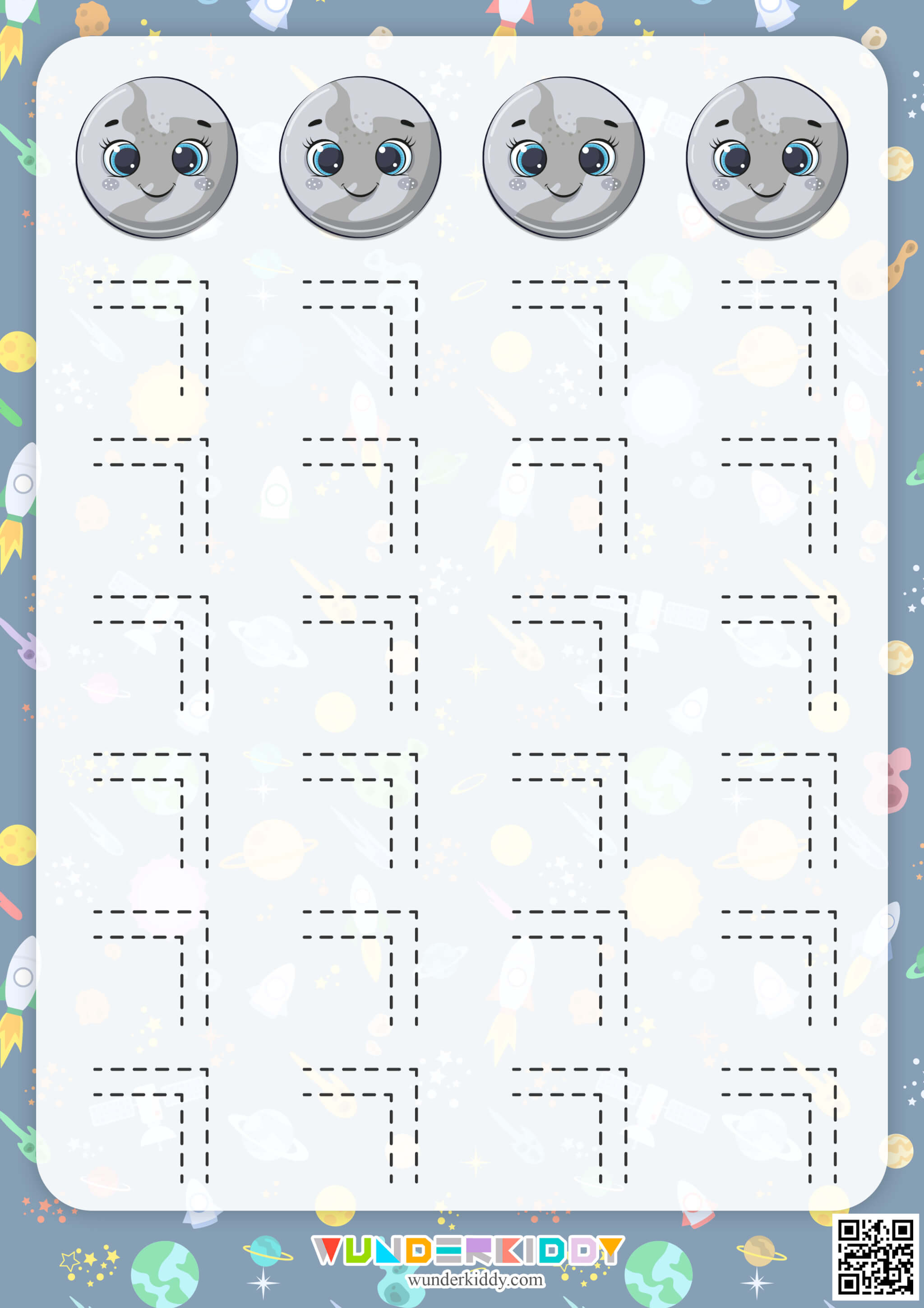 Solar System Tracing Worksheets - Image 3